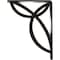 Ekena Millwork Versailles Wrought Iron Bracket, (Single center brace), Antiqued Warm Silver 1 1/2"W x 5 1/2"D x 8"H BKTM01X05X08SVEAWS - alternate 5